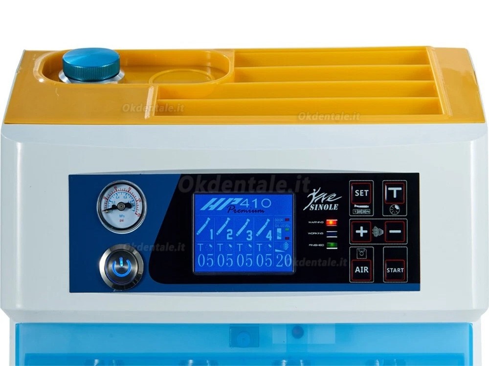 Sistema automatico di pulizia e lubrificazione odontoiatrici